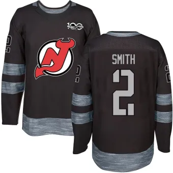 Men's Brendan Smith New Jersey Devils 1917-2017 100th Anniversary Jersey - Black Authentic