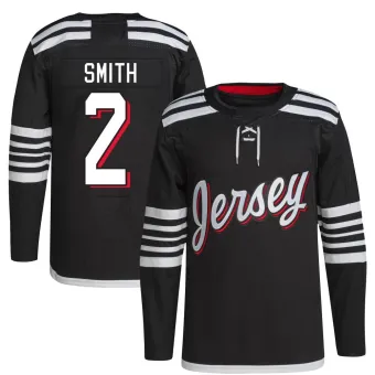 Men's Brendan Smith New Jersey Devils 2021/22 Alternate Primegreen Pro Player Jersey - Black Authentic