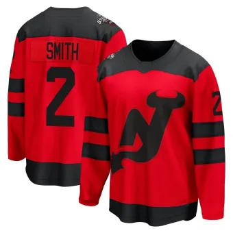 Men's Brendan Smith New Jersey Devils 2024 Stadium Series Jersey - Red Breakaway