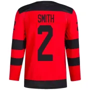 Men's Brendan Smith New Jersey Devils 2024 Stadium Series Primegreen Jersey - Red Authentic