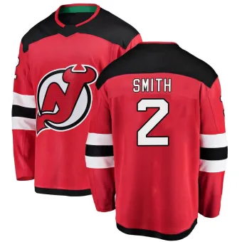 Men's Brendan Smith New Jersey Devils Home Jersey - Red Breakaway