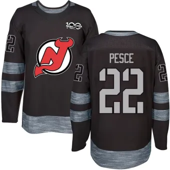 Men's Brett Pesce New Jersey Devils 1917-2017 100th Anniversary Jersey - Black Authentic