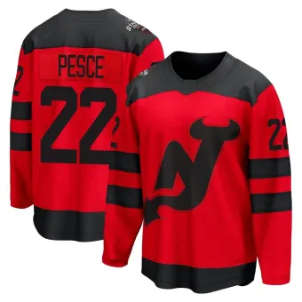 Men's Brett Pesce New Jersey Devils 2024 Stadium Series Jersey - Red Breakaway