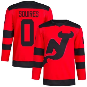 Men's Cam Squires New Jersey Devils 2024 Stadium Series Primegreen Jersey - Red Authentic