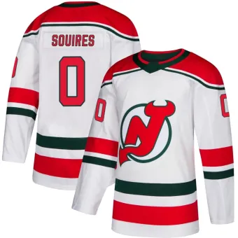 Men's Cam Squires New Jersey Devils Alternate Jersey - White Authentic