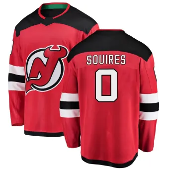 Men's Cam Squires New Jersey Devils Home Jersey - Red Breakaway