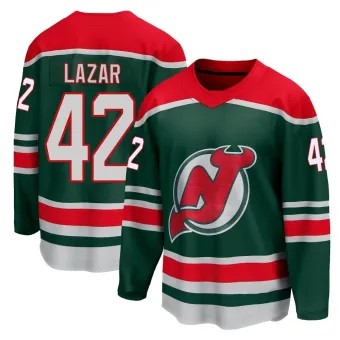 Men's Curtis Lazar New Jersey Devils 2020/21 Special Edition Jersey - Green Breakaway