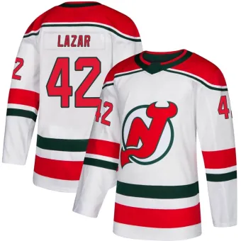 Men's Curtis Lazar New Jersey Devils Alternate Jersey - White Authentic