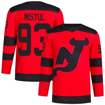 Men's Daniil Misyul New Jersey Devils 2024 Stadium Series Primegreen Jersey - Red Authentic