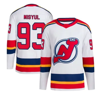 Men's Daniil Misyul New Jersey Devils Reverse Retro 2.0 Jersey - White Authentic