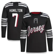 Men's Dougie Hamilton New Jersey Devils 2021/22 Alternate Primegreen Pro Player Jersey - Black Authentic