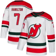 Men's Dougie Hamilton New Jersey Devils Alternate Jersey - White Authentic