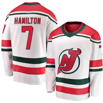 Men's Dougie Hamilton New Jersey Devils Alternate Jersey - White Breakaway