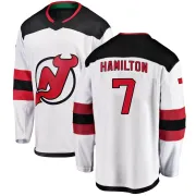 Men's Dougie Hamilton New Jersey Devils Away Jersey - White Breakaway