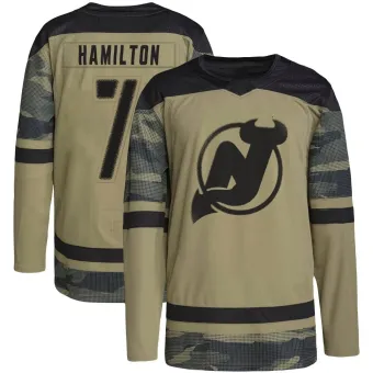 Men's Dougie Hamilton New Jersey Devils Military Appreciation Practice Jersey - Camo Authentic