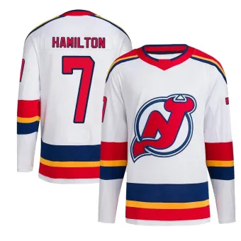 Men's Dougie Hamilton New Jersey Devils Reverse Retro 2.0 Jersey - White Authentic