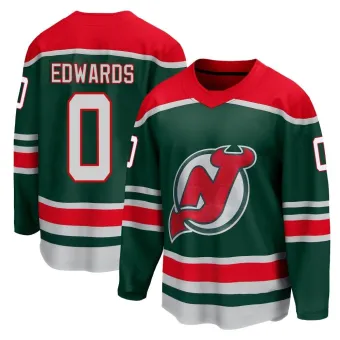 Men's Ethan Edwards New Jersey Devils 2020/21 Special Edition Jersey - Green Breakaway