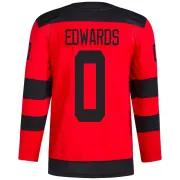 Men's Ethan Edwards New Jersey Devils 2024 Stadium Series Primegreen Jersey - Red Authentic