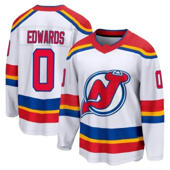 Men's Ethan Edwards New Jersey Devils Special Edition 2.0 Jersey - White Breakaway