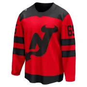 Men's Isaac Poulter New Jersey Devils 2024 Stadium Series Jersey - Red Breakaway