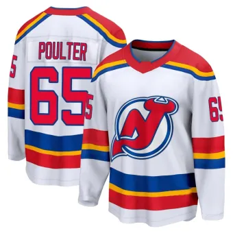 Men's Isaac Poulter New Jersey Devils Special Edition 2.0 Jersey - White Breakaway