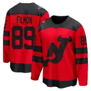 Men's Josh Filmon New Jersey Devils 2024 Stadium Series Jersey - Red Breakaway