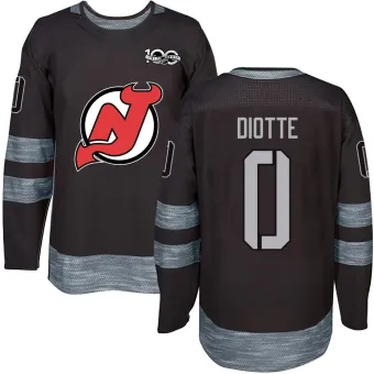 Men's Mikael Diotte New Jersey Devils 1917-2017 100th Anniversary Jersey - Black Authentic