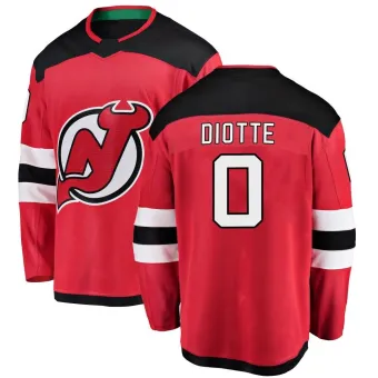 Men's Mikael Diotte New Jersey Devils Home Jersey - Red Breakaway