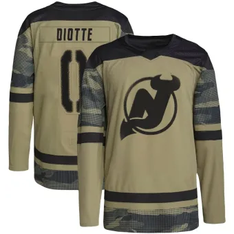 Men's Mikael Diotte New Jersey Devils Military Appreciation Practice Jersey - Camo Authentic