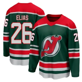 Men's Patrik Elias New Jersey Devils 2020/21 Special Edition Jersey - Green Breakaway