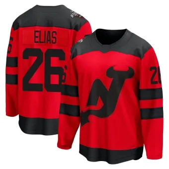 Men's Patrik Elias New Jersey Devils 2024 Stadium Series Jersey - Red Breakaway