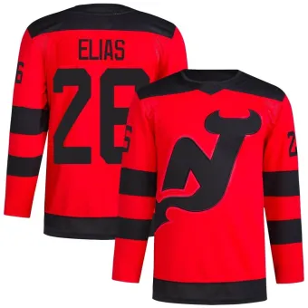 Men's Patrik Elias New Jersey Devils 2024 Stadium Series Primegreen Jersey - Red Authentic