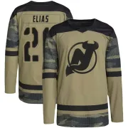 Men's Patrik Elias New Jersey Devils Military Appreciation Practice Jersey - Camo Authentic