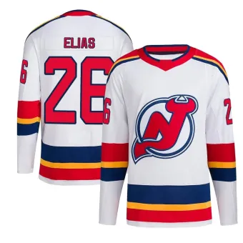 Men's Patrik Elias New Jersey Devils Reverse Retro 2.0 Jersey - White Authentic