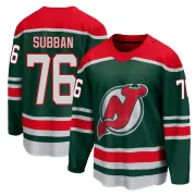 Men's P.K. Subban New Jersey Devils 2020/21 Special Edition Jersey - Green Breakaway