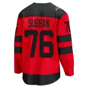 Men's P.K. Subban New Jersey Devils 2024 Stadium Series Jersey - Red Breakaway