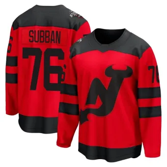 Men's P.K. Subban New Jersey Devils 2024 Stadium Series Jersey - Red Breakaway