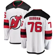 Men's P.K. Subban New Jersey Devils Away Jersey - White Breakaway