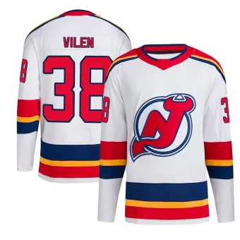 Men's Topias Vilen New Jersey Devils Reverse Retro 2.0 Jersey - White Authentic