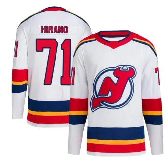 Men's Yushiroh Hirano New Jersey Devils Reverse Retro 2.0 Jersey - White Authentic