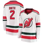 Women's Brendan Smith New Jersey Devils Alternate Jersey - White Breakaway