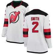 Women's Brendan Smith New Jersey Devils Away Jersey - White Breakaway