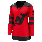 Women's Brett Pesce New Jersey Devils 2024 Stadium Series Jersey - Red Breakaway