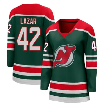 Women's Curtis Lazar New Jersey Devils 2020/21 Special Edition Jersey - Green Breakaway