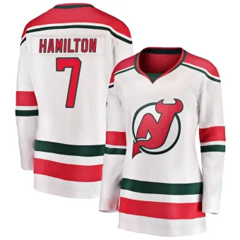 Women's Dougie Hamilton New Jersey Devils Alternate Jersey - White Breakaway