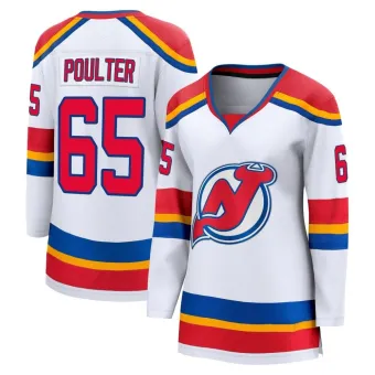 Women's Isaac Poulter New Jersey Devils Special Edition 2.0 Jersey - White Breakaway