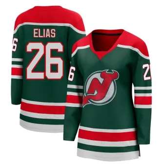 Women's Patrik Elias New Jersey Devils 2020/21 Special Edition Jersey - Green Breakaway