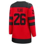 Women's Patrik Elias New Jersey Devils 2024 Stadium Series Jersey - Red Breakaway