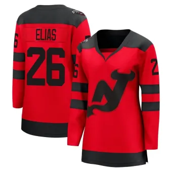 Women's Patrik Elias New Jersey Devils 2024 Stadium Series Jersey - Red Breakaway