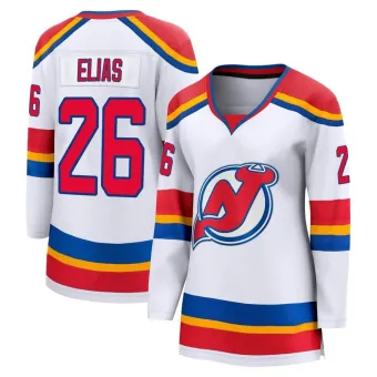 Women's Patrik Elias New Jersey Devils Special Edition 2.0 Jersey - White Breakaway